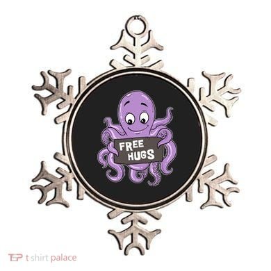 Funny Free Hugs Octopus Cuttlefish Hug Embrace Hugging Funny Gift Ornament