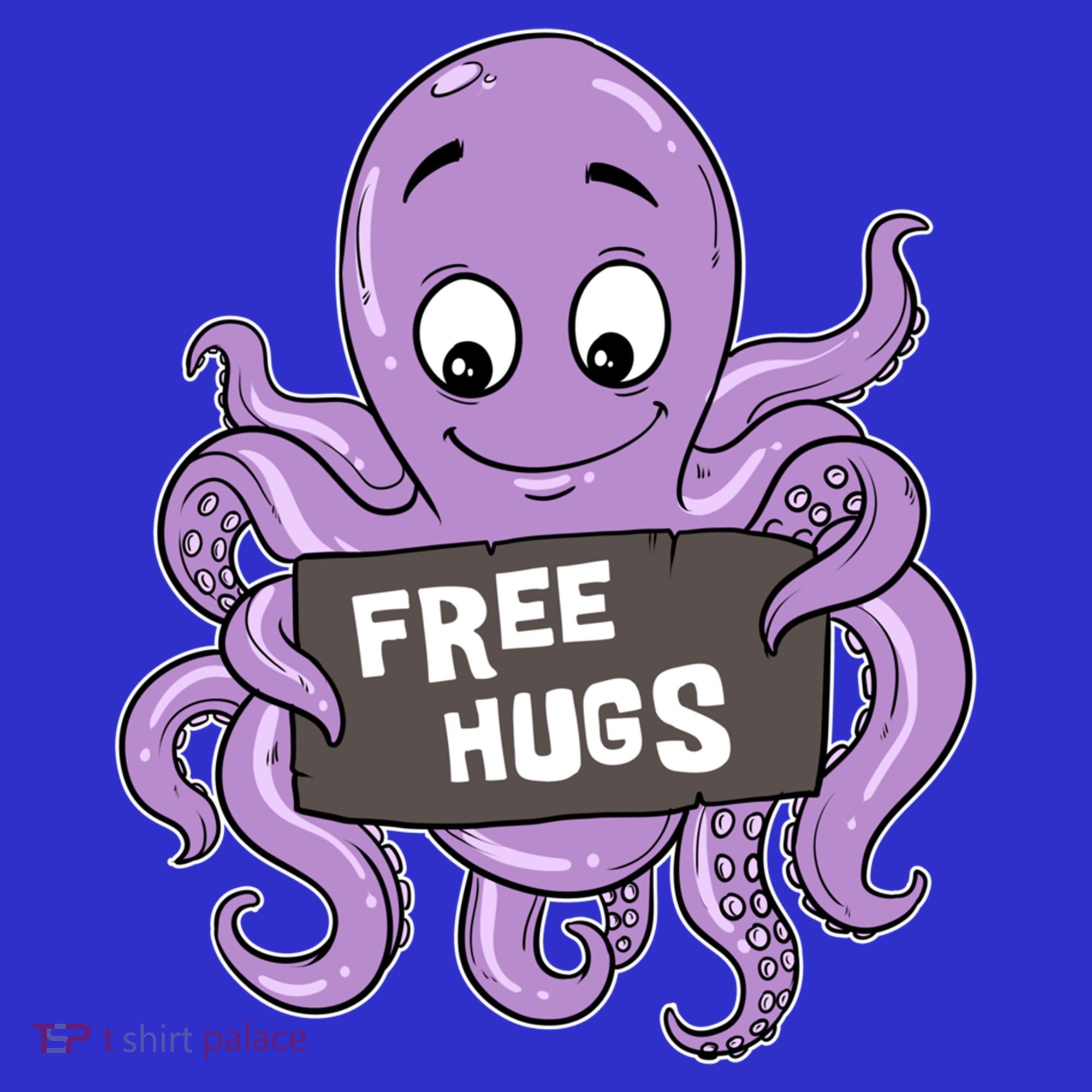 Funny Free Hugs Octopus Cuttlefish Hug Embrace Hugging Funny Gift Sweatshirt