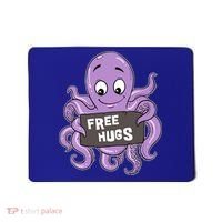 Funny Free Hugs Octopus Cuttlefish Hug Embrace Hugging Funny Gift Mousepad thumb 0