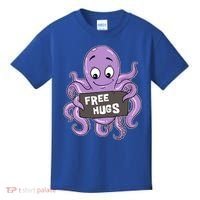 Funny Free Hugs Octopus Cuttlefish Hug Embrace Hugging Funny Gift Kids T-Shirt thumb 0