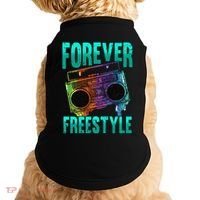 Forever Freestyle Hip Hop Old School Boombox Doggie Tank thumb 0
