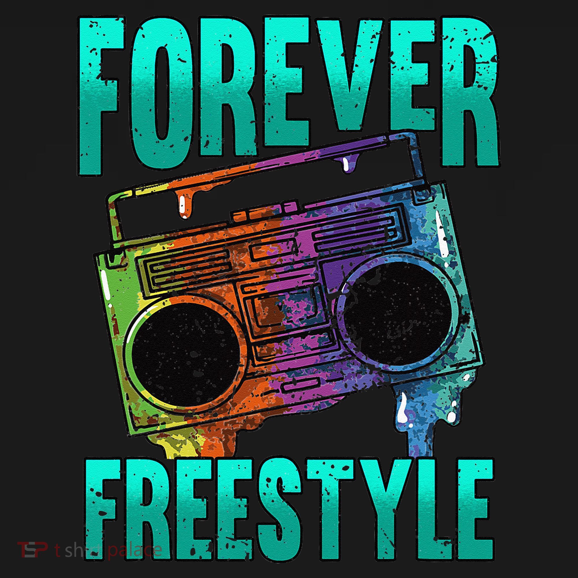 Forever Freestyle Hip Hop Old School Boombox Mousepad