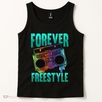 Forever Freestyle Hip Hop Old School Boombox Tank Top thumb 2