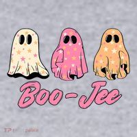Funny Fall Halloween Ghost Boujee Boo Jee Spooky Season Cute Women's Sweatshirt thumb 2