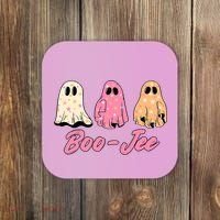 Funny Fall Halloween Ghost Boujee Boo Jee Spooky Season Cute Coaster thumb 0