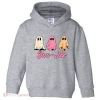 Funny Fall Halloween Ghost Boujee Boo Jee Spooky Season Cute Toddler Hoodie thumb 0
