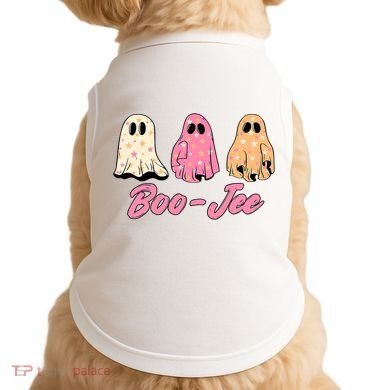 Funny Fall Halloween Ghost Boujee Boo Jee Spooky Season Cute Doggie Tank