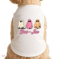 Funny Fall Halloween Ghost Boujee Boo Jee Spooky Season Cute Doggie Tank thumb 0