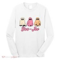 Funny Fall Halloween Ghost Boujee Boo Jee Spooky Season Cute Long Sleeve Shirt thumb 0