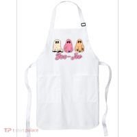 Funny Fall Halloween Ghost Boujee Boo Jee Spooky Season Cute Apron thumb 0