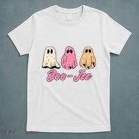Funny Fall Halloween Ghost Boujee Boo Jee Spooky Season Cute T-Shirt thumb 5