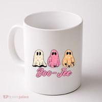 Funny Fall Halloween Ghost Boujee Boo Jee Spooky Season Cute Coffee Mug thumb 0