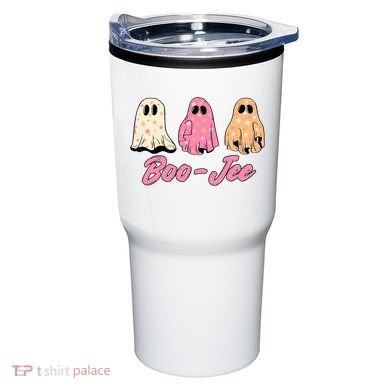 Funny Fall Halloween Ghost Boujee Boo Jee Spooky Season Cute Tumbler