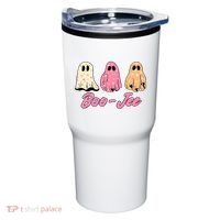Funny Fall Halloween Ghost Boujee Boo Jee Spooky Season Cute Tumbler thumb 0