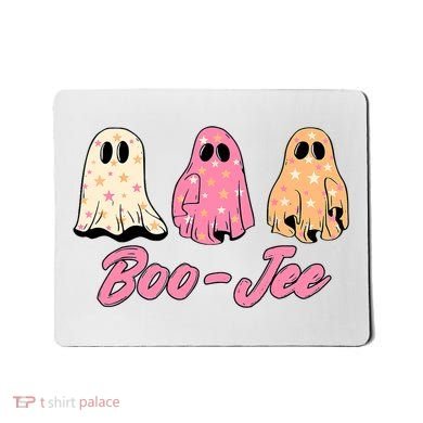 Funny Fall Halloween Ghost Boujee Boo Jee Spooky Season Cute Mousepad