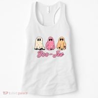 Funny Fall Halloween Ghost Boujee Boo Jee Spooky Season Cute Women's Tank Top thumb 0