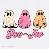 Funny Fall Halloween Ghost Boujee Boo Jee Spooky Season Cute Toddler Sweatshirt thumb 2