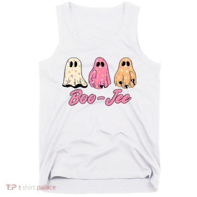 Funny Fall Halloween Ghost Boujee Boo Jee Spooky Season Cute Tank Top