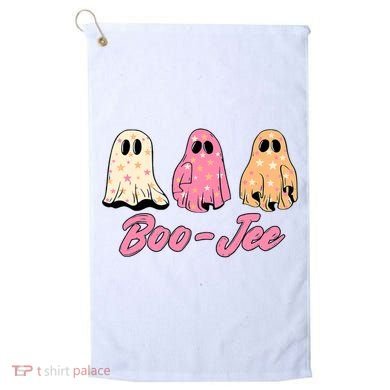 Funny Fall Halloween Ghost Boujee Boo Jee Spooky Season Cute Golf Towel