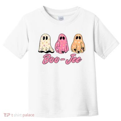 Funny Fall Halloween Ghost Boujee Boo Jee Spooky Season Cute Toddler T-Shirt