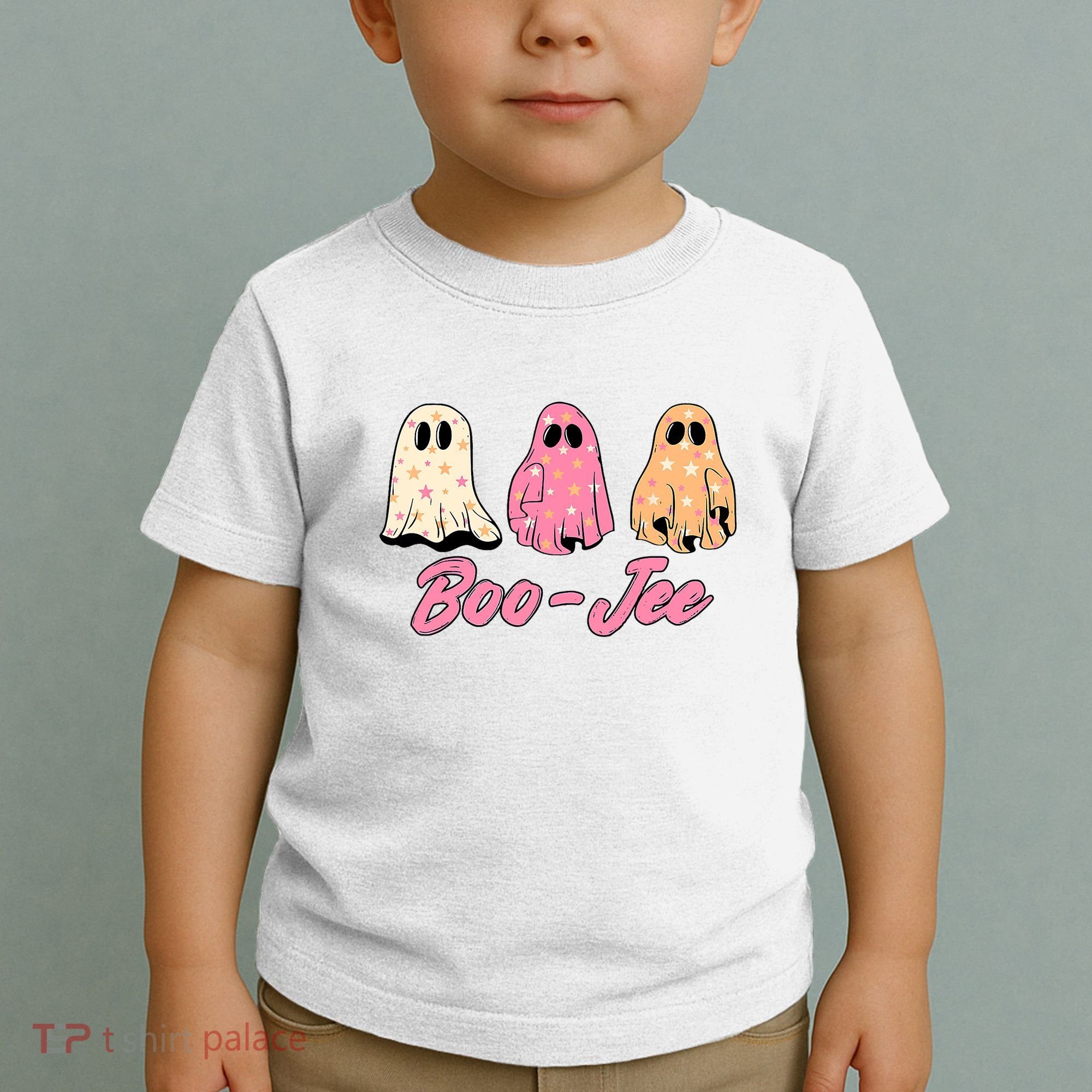 Funny Fall Halloween Ghost Boujee Boo Jee Spooky Season Cute Toddler T-Shirt