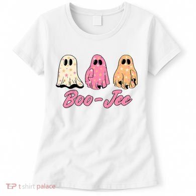 Funny Fall Halloween Ghost Boujee Boo Jee Spooky Season Cute Women's T-Shirt