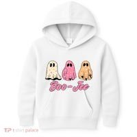 Funny Fall Halloween Ghost Boujee Boo Jee Spooky Season Cute Kids Hoodie thumb 0