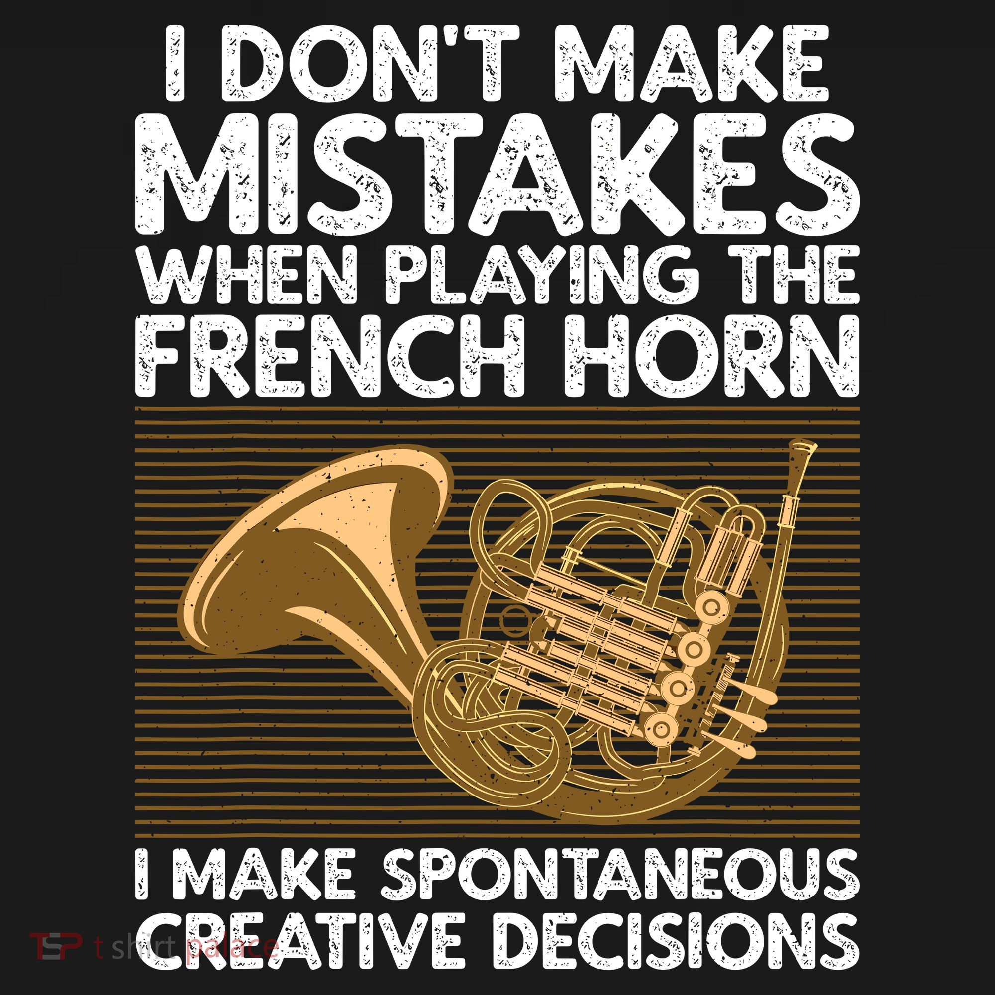 Funny French Horn Art Hornist Instrument Lover Sweatshirt