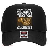 Funny French Horn Art Hornist Instrument Lover Hat thumb 0