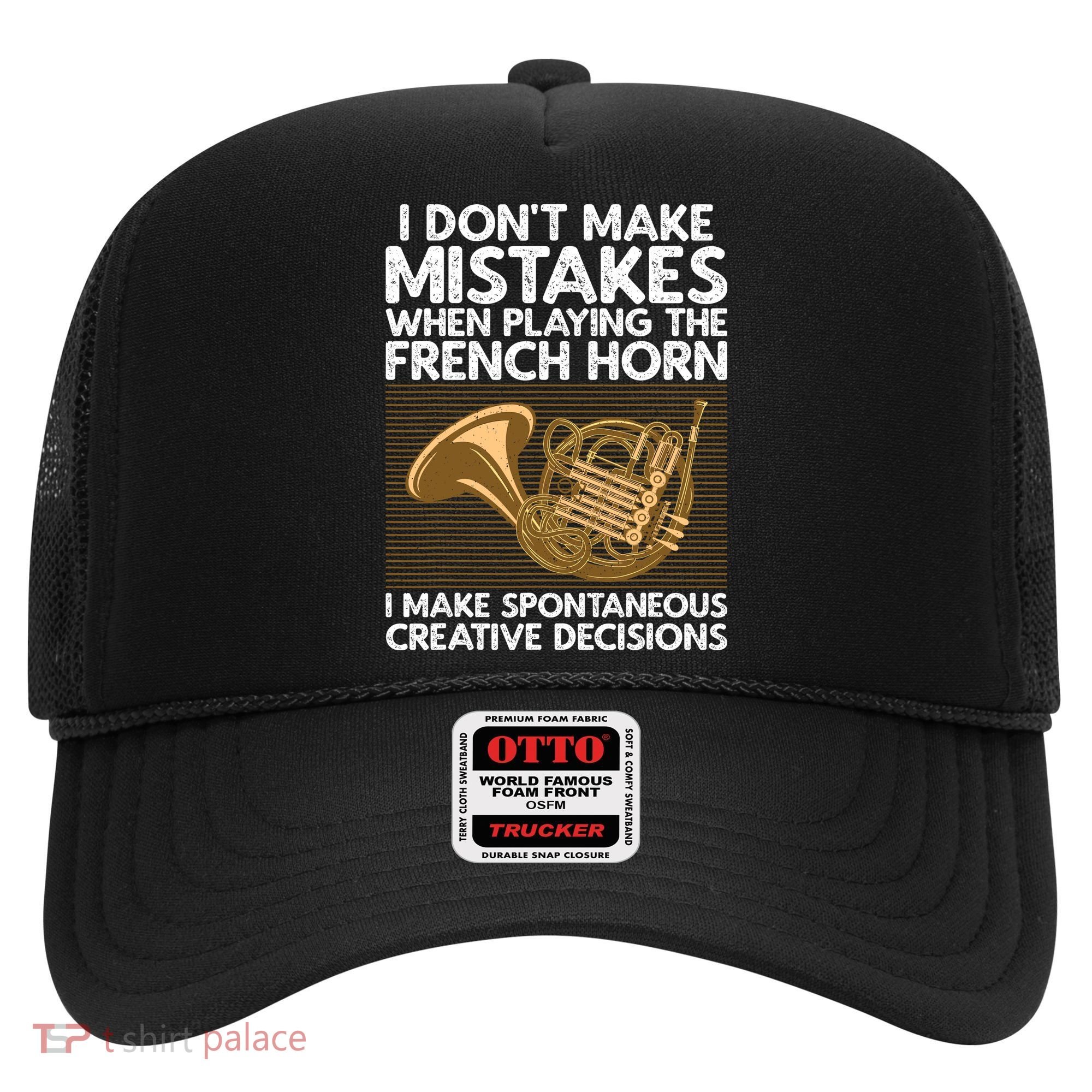 Funny French Horn Art Hornist Instrument Lover Hat