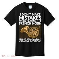 Funny French Horn Art Hornist Instrument Lover Kids T-Shirt thumb 0