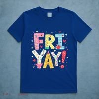 Funny Friyay Happy Friday Weekend Back To School Teacher Great Gift T-Shirt thumb 5