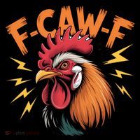 F-Caw-F Funny Humor Meme Rooster Slogan Coffee Mug thumb 5