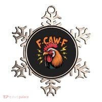 F-Caw-F Funny Humor Meme Rooster Slogan Ornament thumb 0