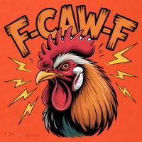 F-Caw-F Funny Humor Meme Rooster Slogan Hat thumb 2