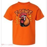 F-Caw-F Funny Humor Meme Rooster Slogan Toddler T-Shirt thumb 0