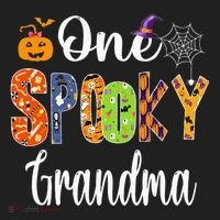 Funny Family Halloween Matching One Spooky Grandma Women's Sweatshirt thumb 2