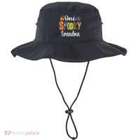 Funny Family Halloween Matching One Spooky Grandma Bucket Hat thumb 0