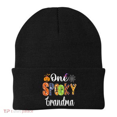 Funny Family Halloween Matching One Spooky Grandma Beanie