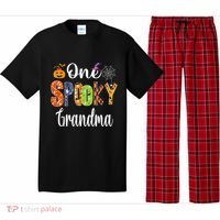 Funny Family Halloween Matching One Spooky Grandma Pajama Set thumb 0