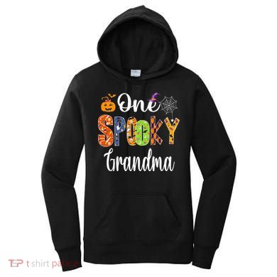 Funny Family Halloween Matching One Spooky Grandma Women's Hoodie