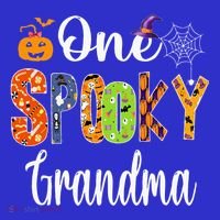 Funny Family Halloween Matching One Spooky Grandma Hoodie thumb 2