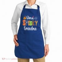 Funny Family Halloween Matching One Spooky Grandma Apron thumb 2