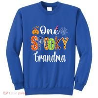 Funny Family Halloween Matching One Spooky Grandma Sweatshirt thumb 0