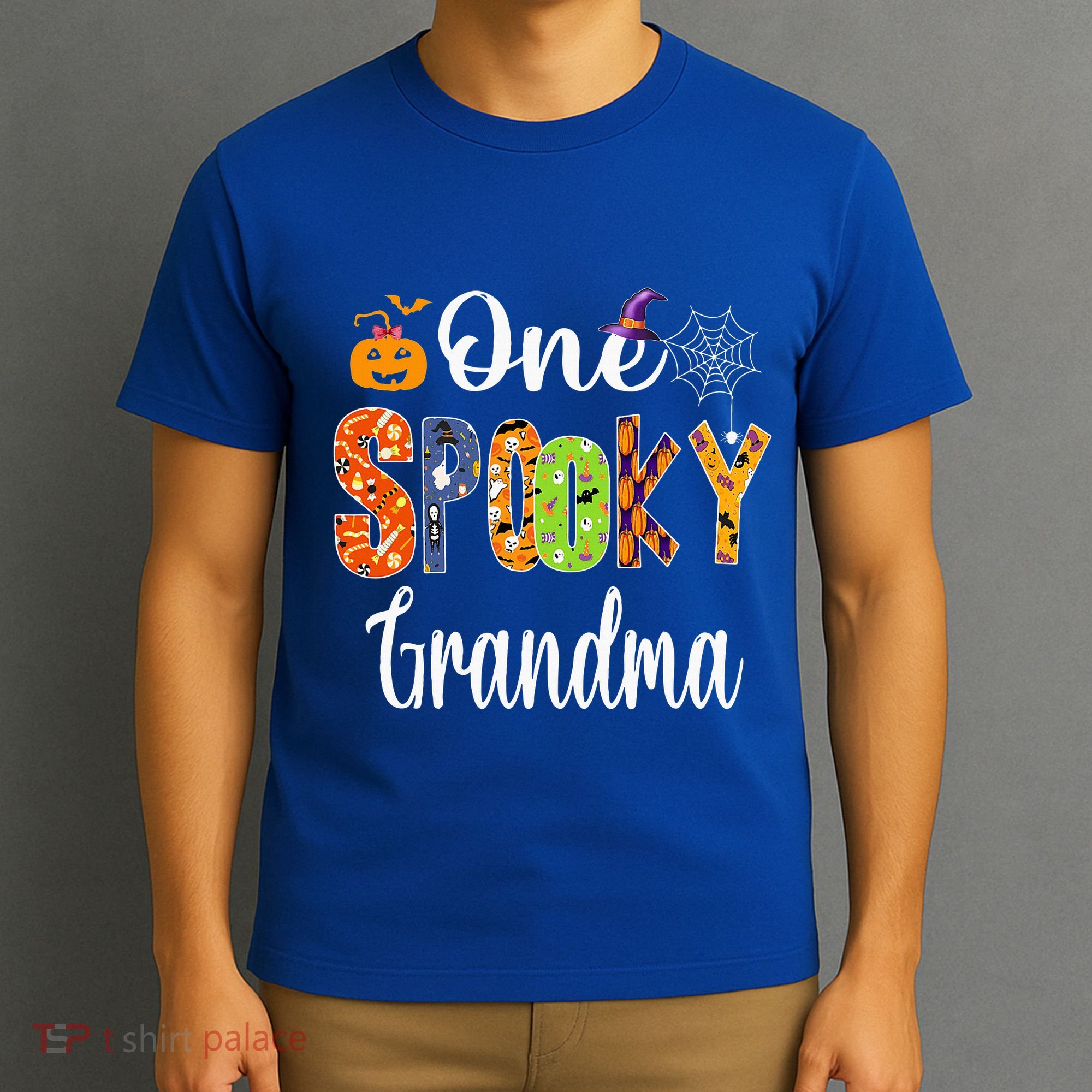 Funny Family Halloween Matching One Spooky Grandma T-Shirt