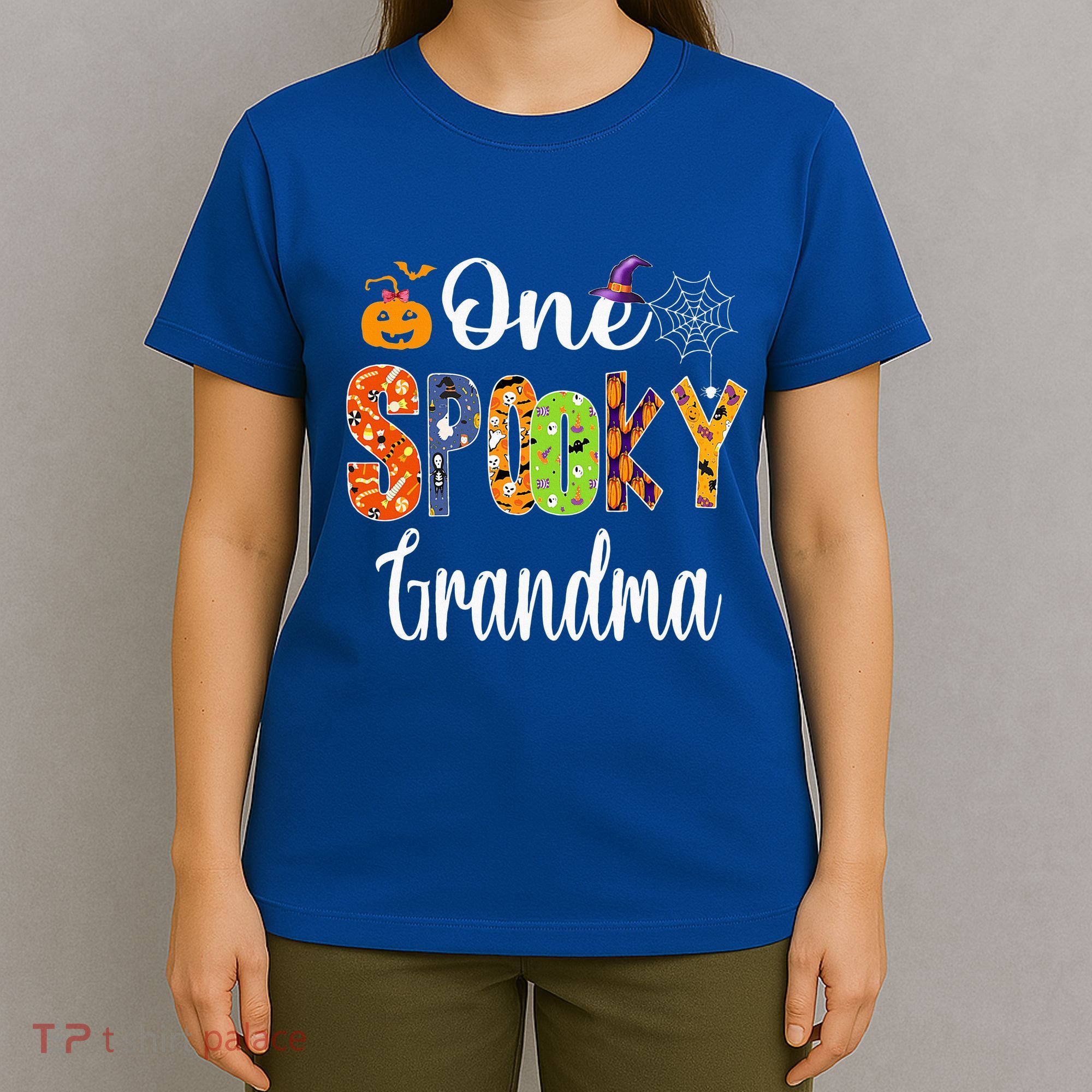 Funny Family Halloween Matching One Spooky Grandma T-Shirt