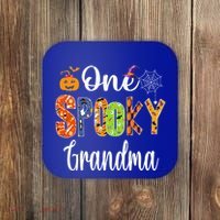 Funny Family Halloween Matching One Spooky Grandma Coaster thumb 0