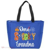 Funny Family Halloween Matching One Spooky Grandma Tote Bag thumb 0