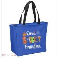 Funny Family Halloween Matching One Spooky Grandma Tote Bag thumb 2