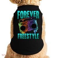 Forever Freestyle Hip Hop Old School Boombox Doggie Tank thumb 0